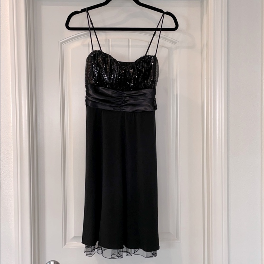 Black Sequin Dress